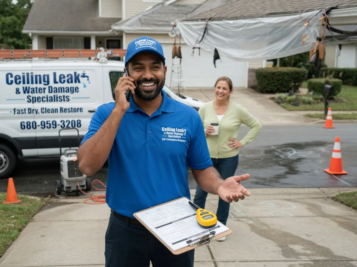 Ceiling Leak Cleanup Ingalls, KS FAQs